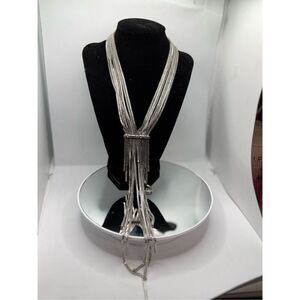 Free People Silver Liquid Chain